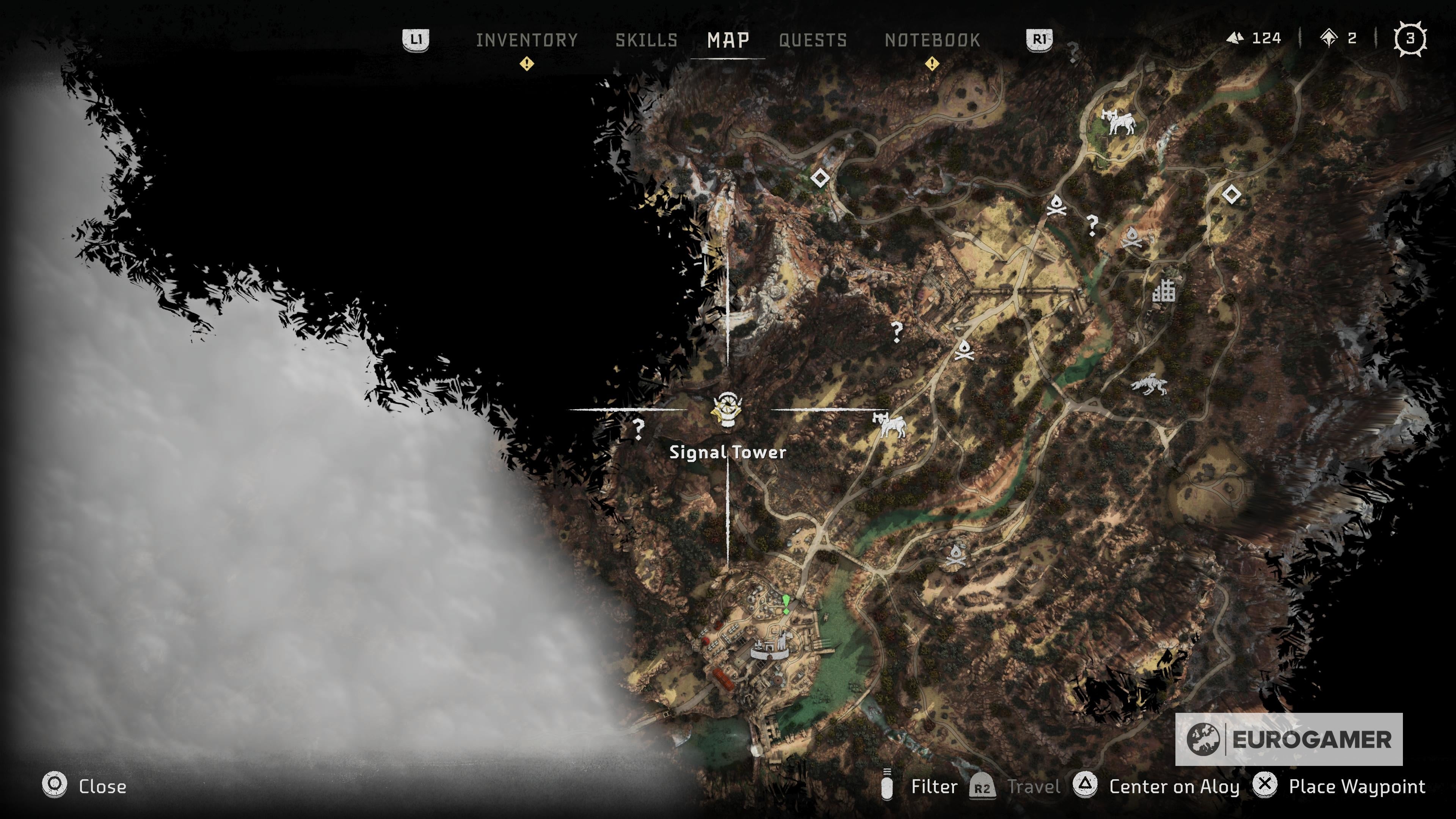 Horizon Forbidden West Signal Tower and Signal Lens locations Where to